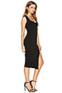 view 2 of 3 ROBE MIDI DÉCOLLETÉ CARRÉ CAPTIVATE in Black