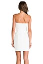 view 4 of 5 Rubix V-Front Bustier Dress in White