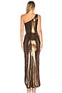 view 3 of 3 X REVOLVE Disco Drape Dress in Bronze