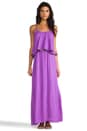 view 1 of 4 Beach Love Aesthetics Frilled Maxi in Fuchsia