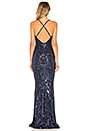 view 3 of 4 Shanina Plunge Gown in Navy
