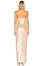 view 3 of 4 Adele Sequin Gown in Champagne