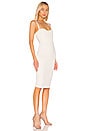 view 2 of 3 Allure Midi Dress in White in Ivory