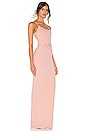 view 2 of 3 Lust One Shoulder Gown in Blush