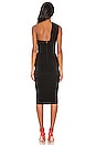 view 3 of 3 Temptation One Shoulder Midi in Black