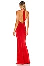 view 3 of 3 Illegal Halter Gown in Red