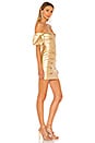 view 2 of 3 Zoe Mini Dress in Gold