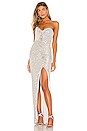 view 1 of 4 Galaxy Gown in Silver