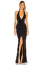 view 1 of 3 x REVOLVE Illegal Halter Gown in Black