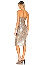 view 3 of 4 Blind Date Midi Dress in Bronze