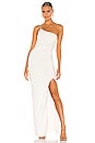 view 1 of 3 Lust One Shoulder Gown in Ivory