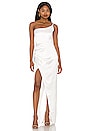 view 1 of 3 VESTIDO LARGO GRACE in Ivory