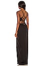 view 3 of 3 Stella Cut Out Gown in Black