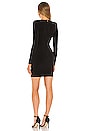 view 3 of 3 Temptation Long Sleeve Mini Dress in Black
