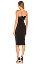 view 3 of 3 Lust One Shoulder Midi Dress in Black