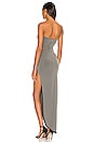 view 3 of 3 Aria One Shoulder Gown in Khaki