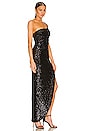 view 2 of 4 Leilani On Shoulder Gown in Black