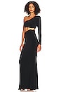 view 3 of 4 Tia Ring Gown in Black