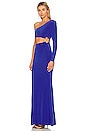 view 3 of 4 Tia Ring Gown in Cobalt Blue