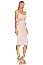 view 2 of 3 Sade Mesh Midi Dress in Nude