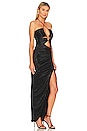 view 2 of 4 Halle Cut Out Gown in Black