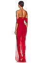 view 3 of 3 Dita Mesh Gown in Red