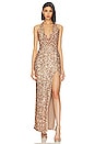 view 1 of 4 Luma Gown in Rose Gold