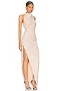 view 2 of 4 Gala Halter Gown in Nude