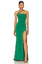 view 1 of 3 Alba Gown in Emerald