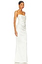 view 2 of 3 Emelie Strapless Gown in White
