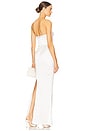 view 4 of 4 Emelie Strapless Gown in White