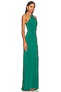 view 2 of 3 Captivate Halter Gown in Jade