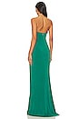 view 3 of 3 Captivate Halter Gown in Jade