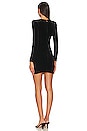view 3 of 3 Mercury Long Sleeve Mini Dress in Black