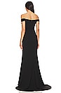 view 3 of 4 Chicane Gown in Black