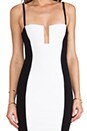 view 5 of 5 Top Deck Stadium Bustier Dress en Black/White in Black & White