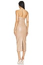 view 3 of 3 Cleo Strapless Midi Dress in Latte