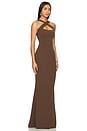 view 2 of 3 Viva 2 Way Gown in Mocha