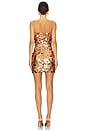 view 3 of 4 Electra Mini Dress in Gold
