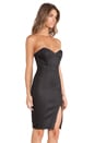 view 3 of 6 Snake Eyes Bustier Dress in Black