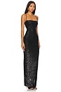 view 2 of 4 Lumina Lace Back Gown in Black