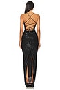 view 3 of 4 Lumina Lace Back Gown in Black