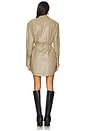 view 3 of 3 Off Duty Shirt Dress in Khaki