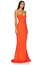 view 2 of 3 VESTIDO LARGO LOVE AFFAIR in Tangerine