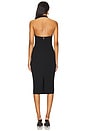 view 3 of 3 Cinema Halter Midi Dress in Black