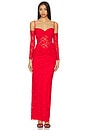view 1 of 5 ROBE MAXI LENE in Red
