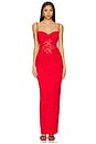 view 2 of 5 ROBE MAXI LENE in Red