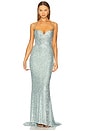 view 1 of 4 Serena Gown in Mint