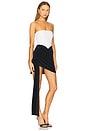view 2 of 3 Keke Mini Dress in White & Black