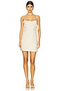 view 1 of 4 Rosalie Mini Dress in Nude